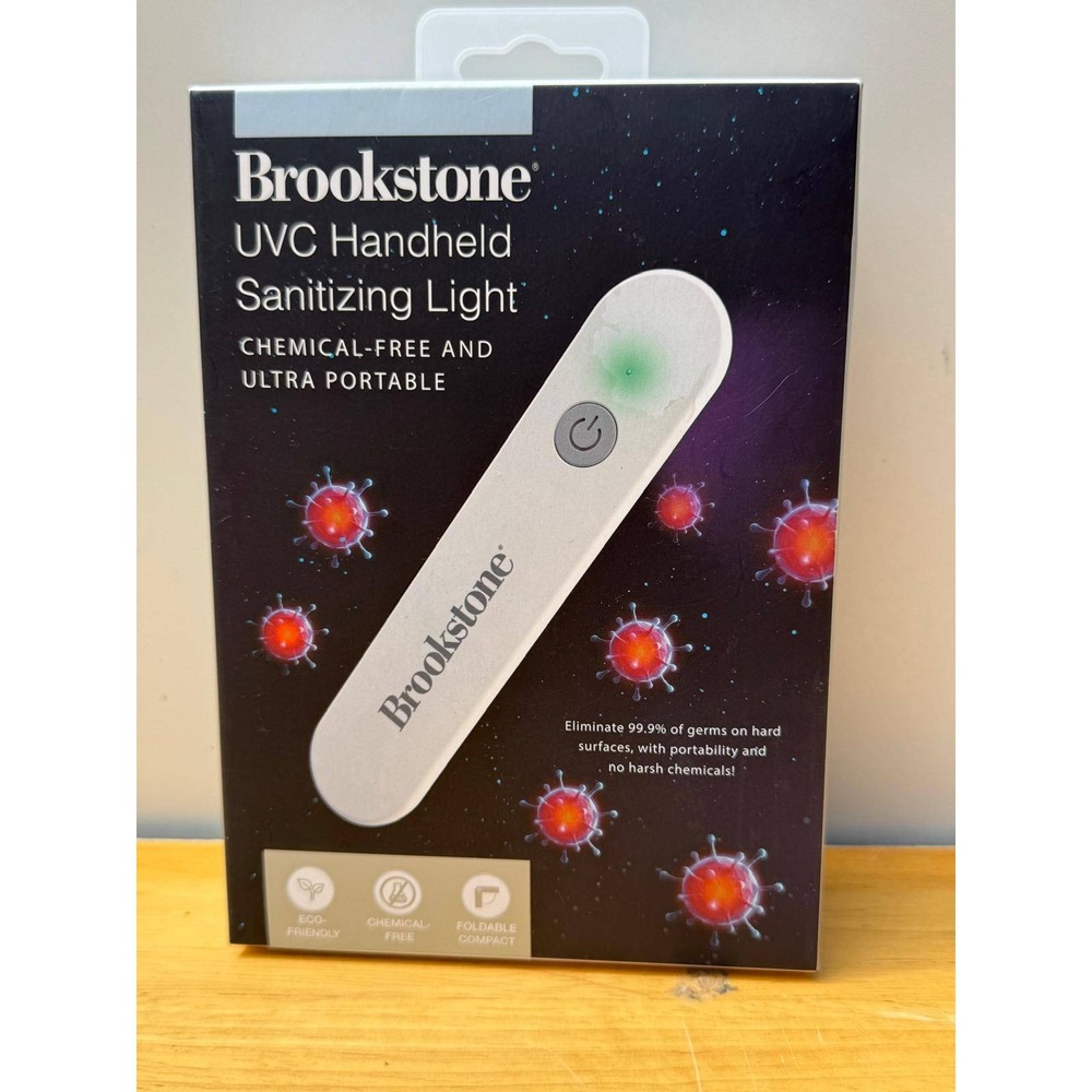 Brookstone UVC Handheld Sanitizing Light Portable Chemical-Free
